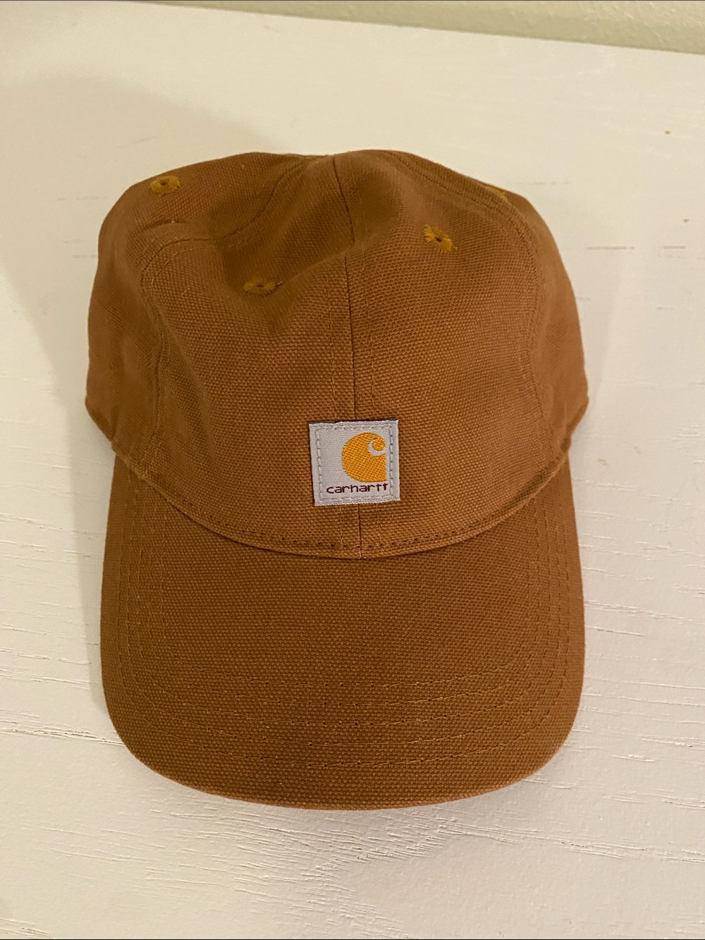 Carhartt Kids Brown Canvas Cap